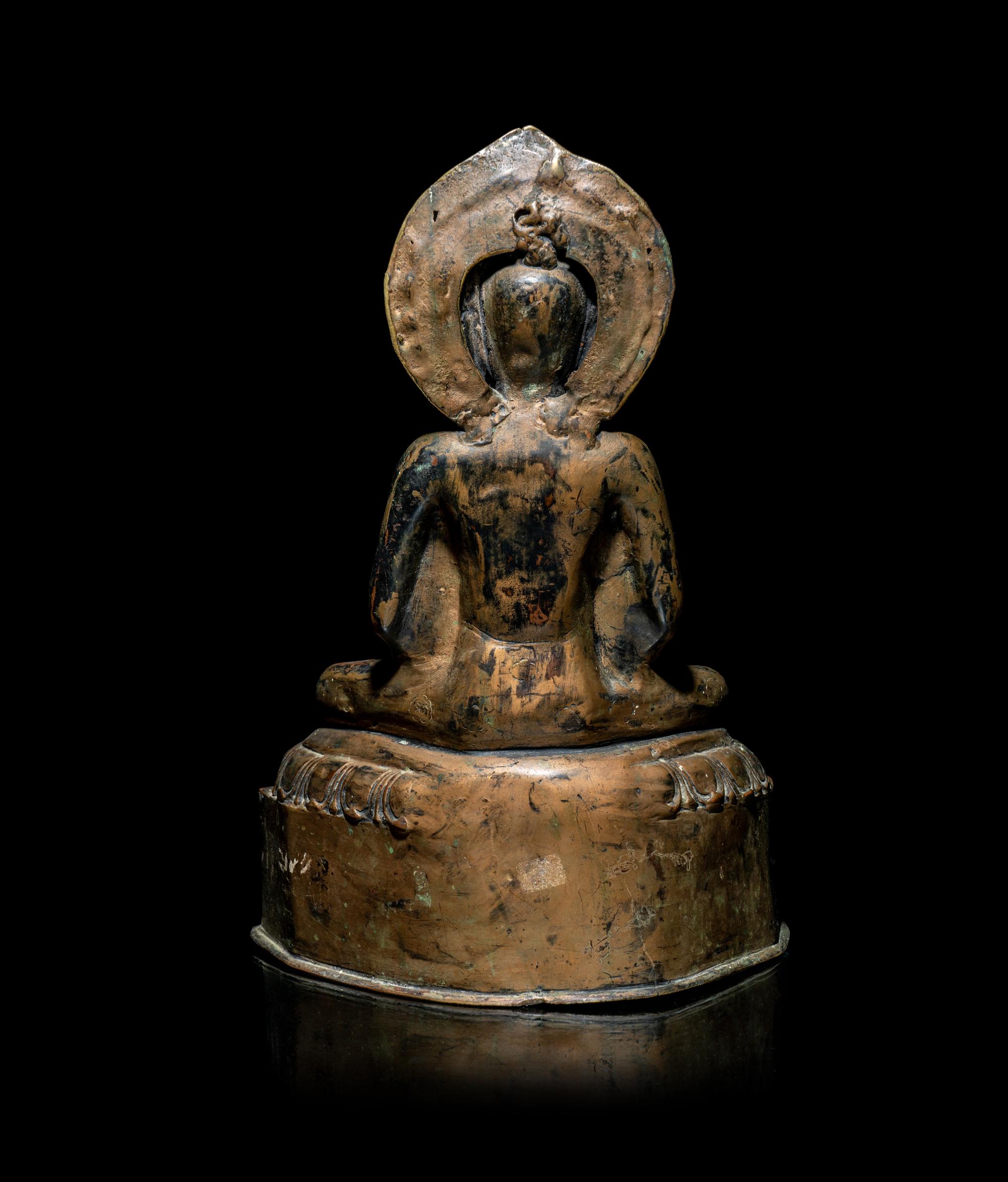 Two Bronze Figures of Bodhisattva