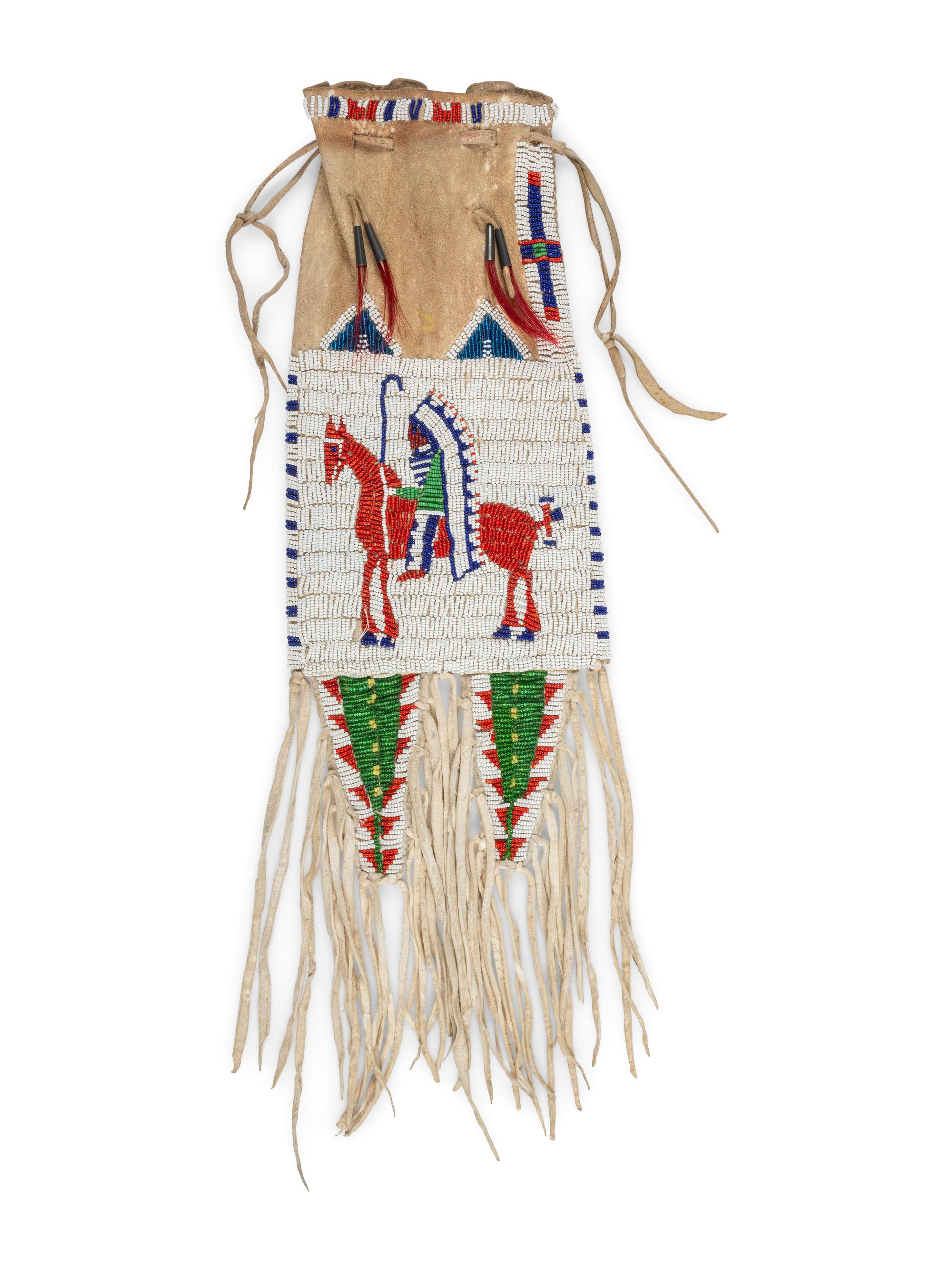 Sioux Pictorial Tobacco Bag