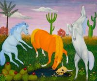 Horses at the Water Hole