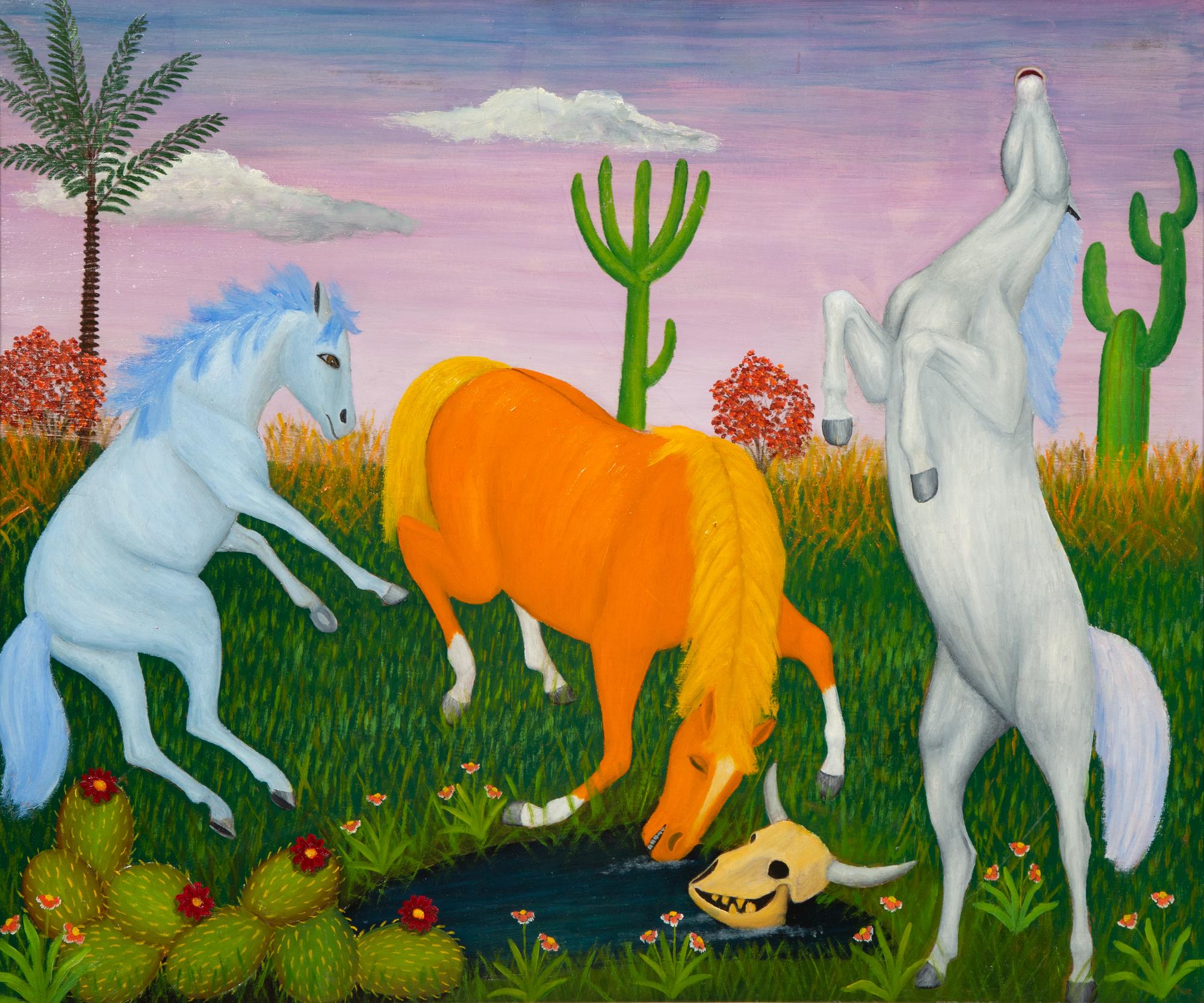 Horses at the Water Hole