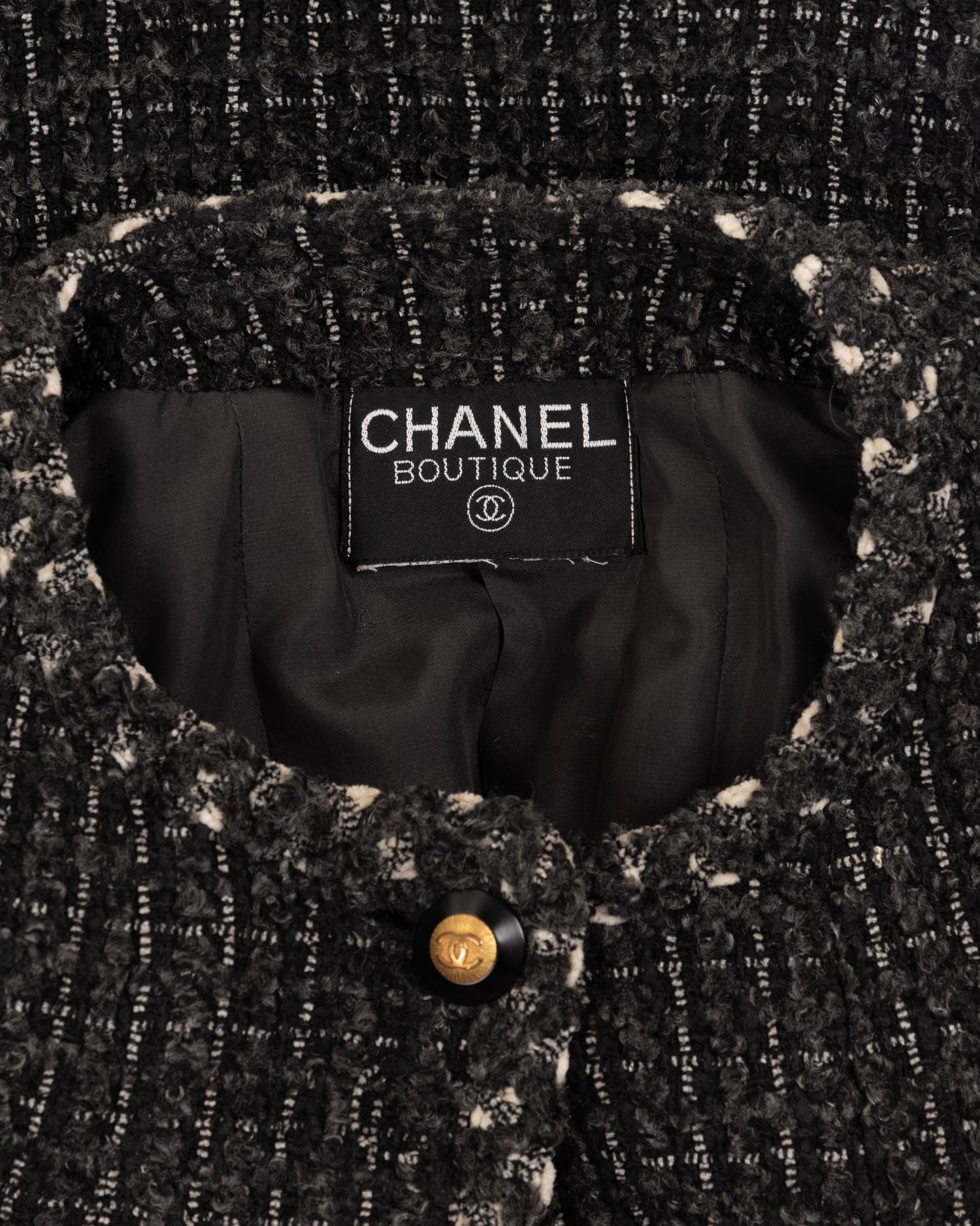 Collection of Four Chanel Pieces: One Two-Piece Skirt Suit and Two Jackets, 1990s-2003