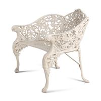A Four-Piece Cast Iron Garden Seating Suite