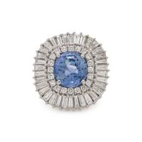 SAPPHIRE AND DIAMOND RING