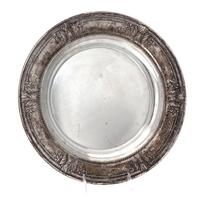 An American Silver Charger, Wallace Silversmiths, Wallingford, CT, Stradivari pattern, of circular form.