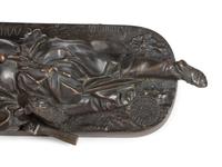 A Russian Bronze Figure of a Cossack
