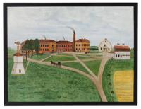 American School 19th Century, View Of The Soldiers And Sailors' Home In Erie, Pennsylvania