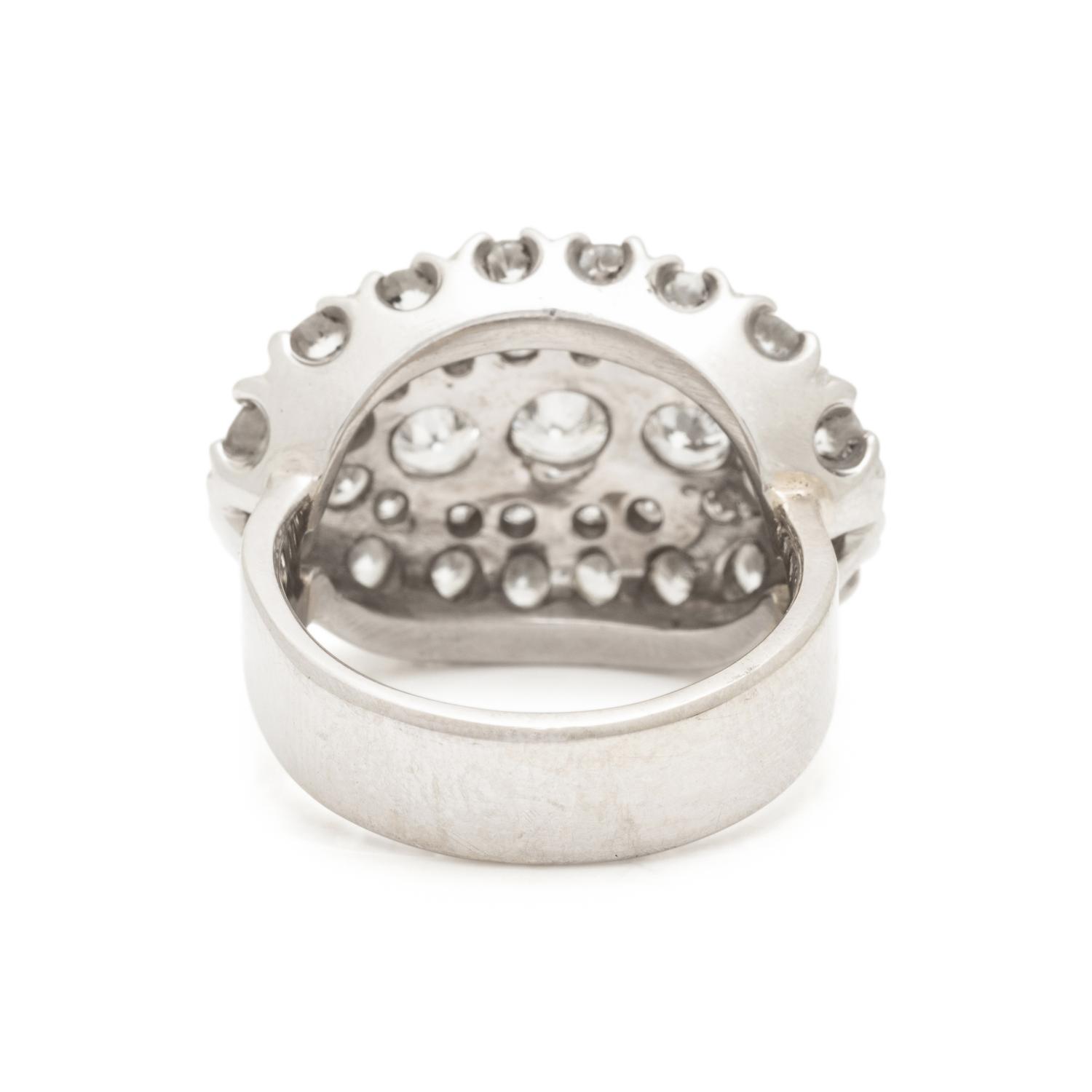 PLATINUM, WHITE GOLD, AND DIAMOND RING