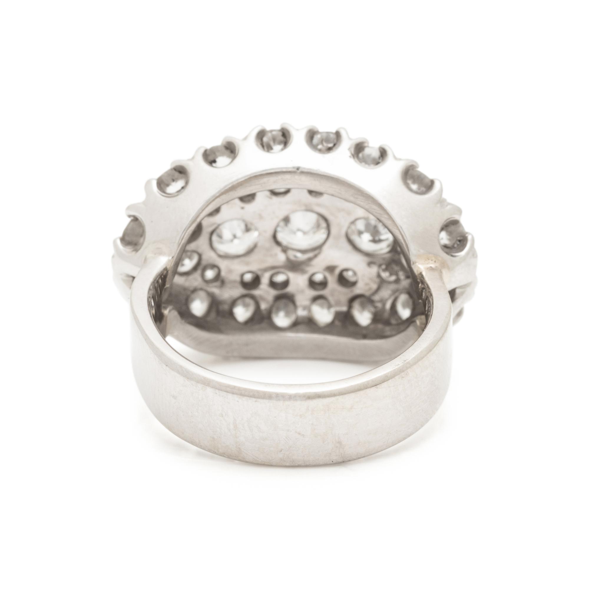 PLATINUM, WHITE GOLD, AND DIAMOND RING