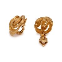 TIFFANY & CO., YELLOW GOLD KNOT EARCLIPS