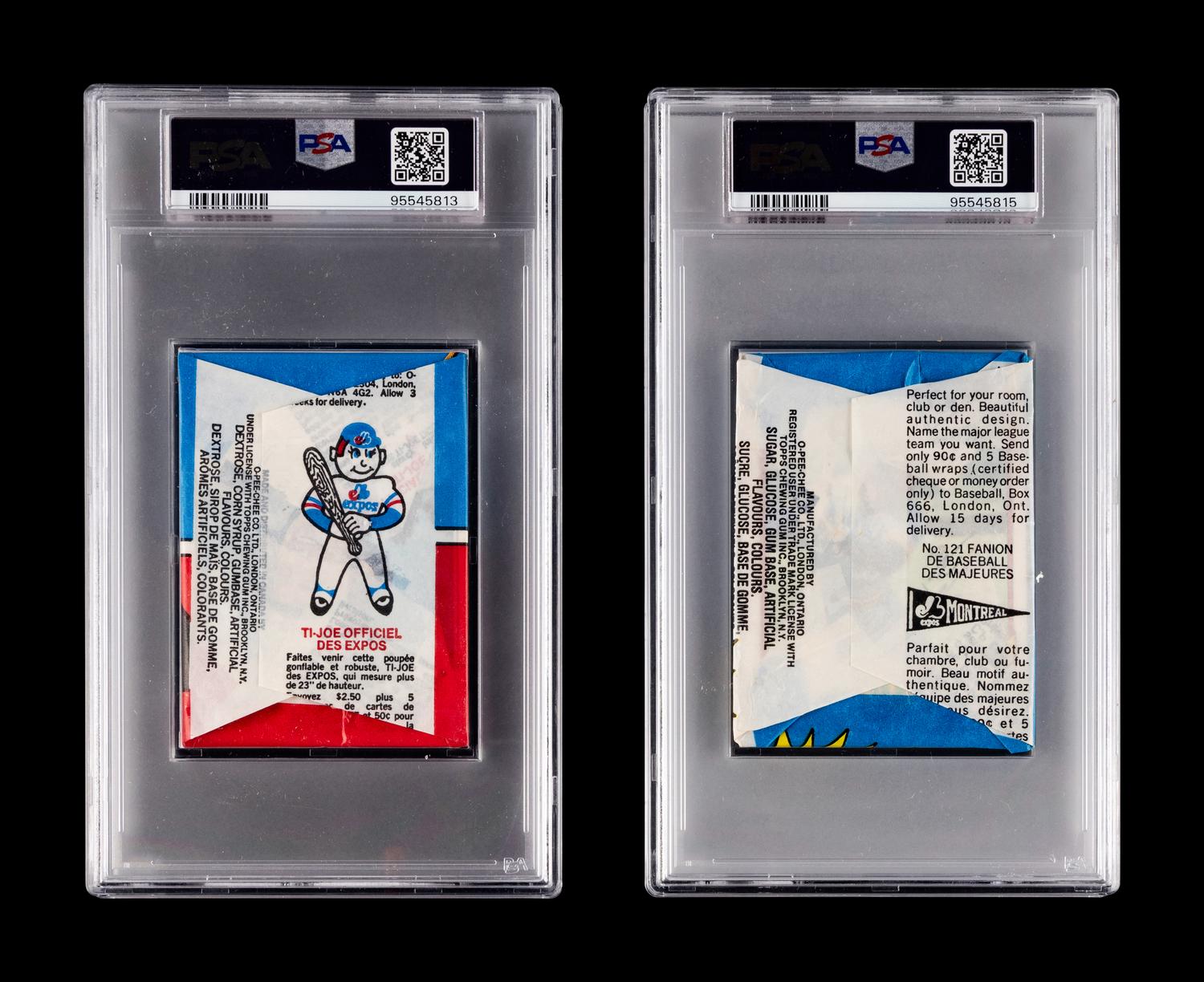 A Collection of PSA Graded 1977 and 1980 O-Pee-Chee Wax Baseball Packs