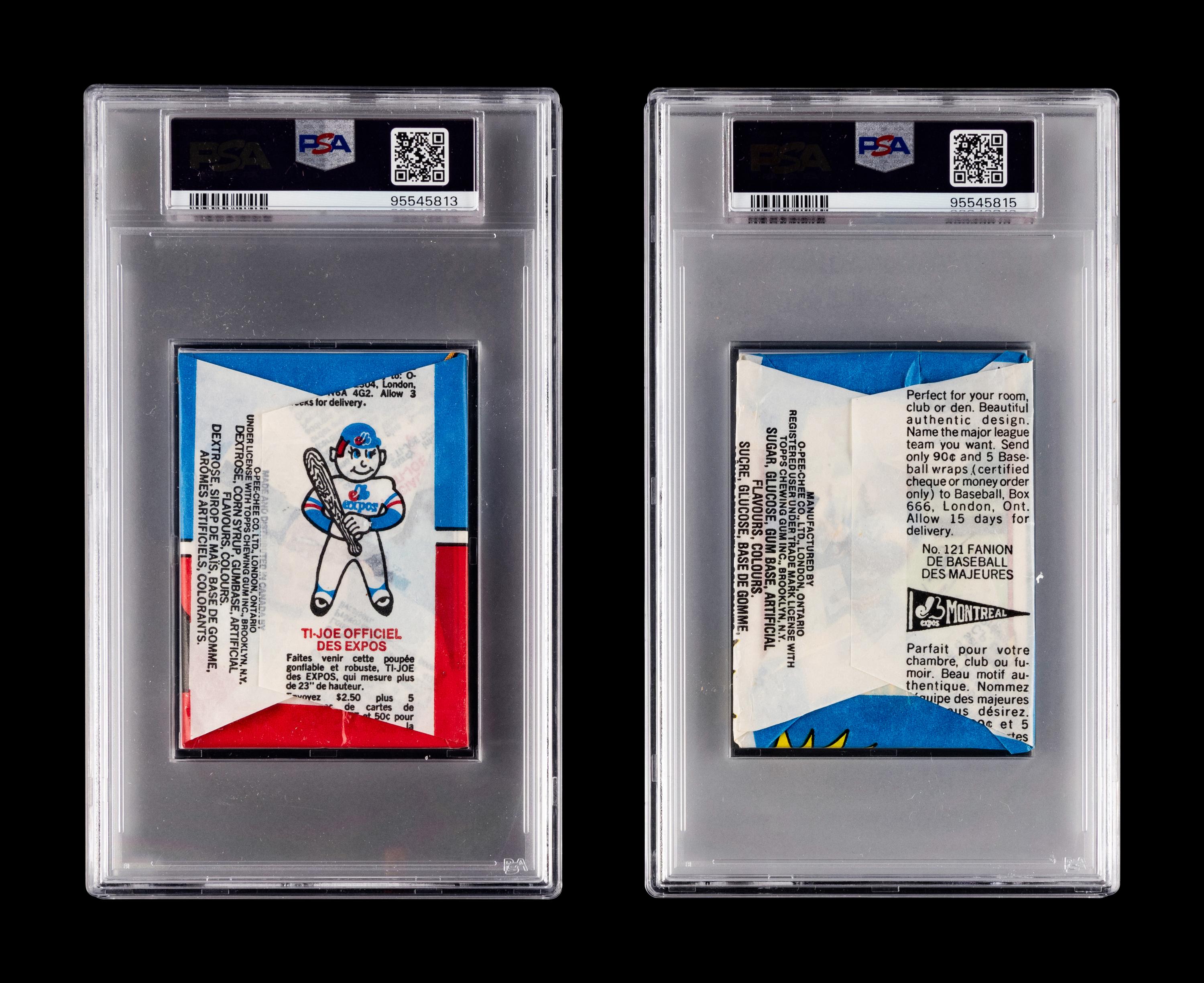 A Collection of PSA Graded 1977 and 1980 O-Pee-Chee Wax Baseball Packs