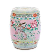 A Chinese Famille Rose Porcelain Garden Seat 19TH/EARLY 20TH CENTURY Height 17 5/8 inches. — 19TH/EARLY 20TH CENTURY