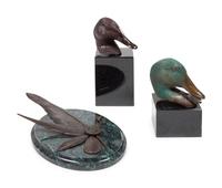 Group of Six Sculptures from The Feathers Series