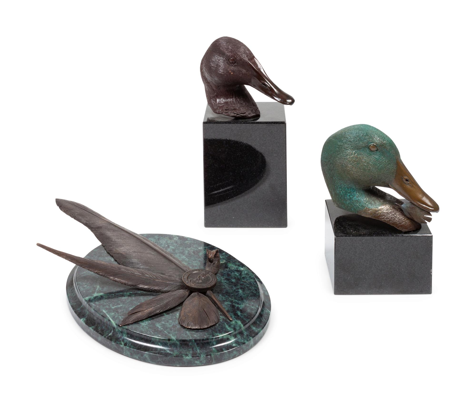 Group of Six Sculptures from The Feathers Series