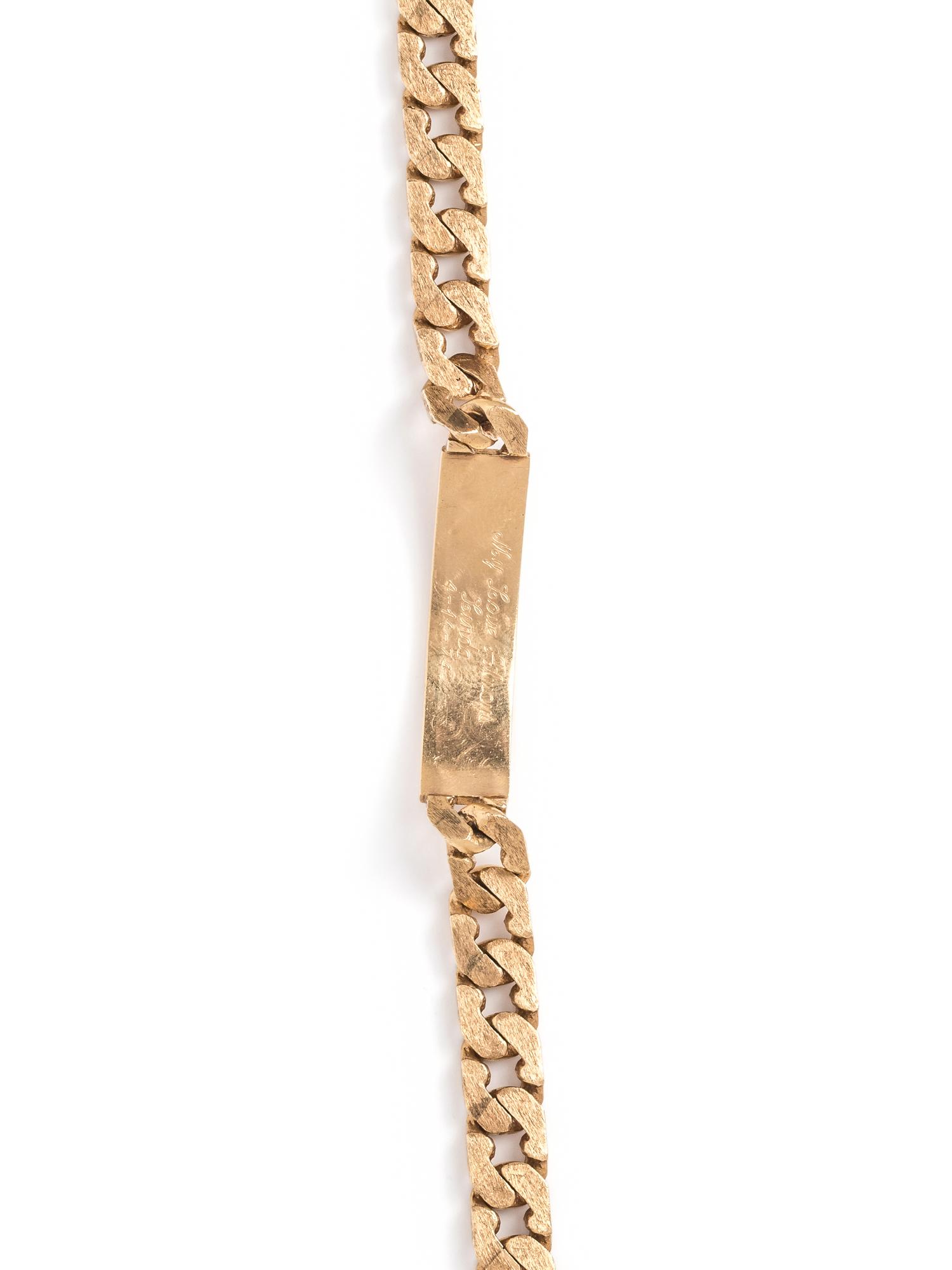 YELLOW GOLD BRACELET
