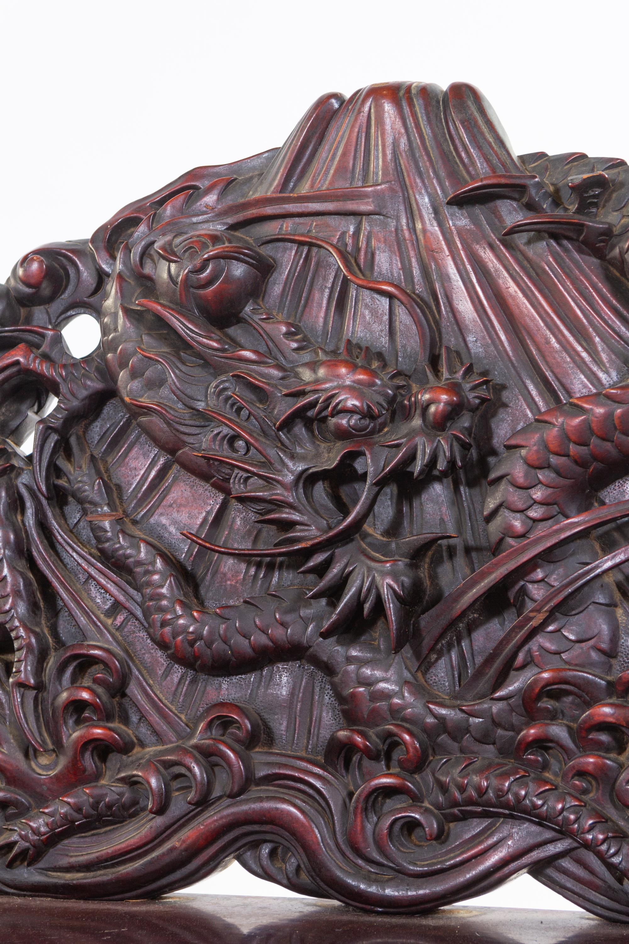 Two Chinese and Japanese Export Carved Hardwood Armchairs
