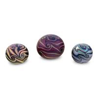 Charles Lotton (American, 1935–2021) — Three Paperweights, 1992