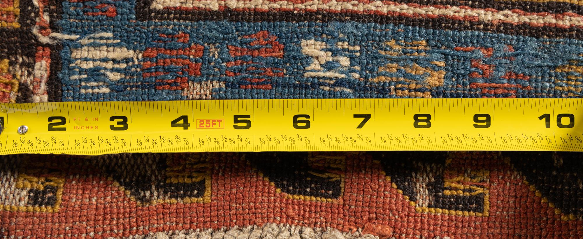 A Caucasian Soumak "Dragon" Wool Rug