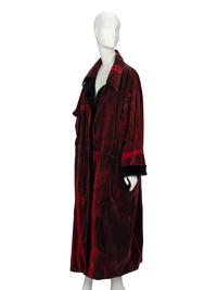Robave, by Nick Cave & Jeffrey Roberts; Long Velvet Reversible Coat