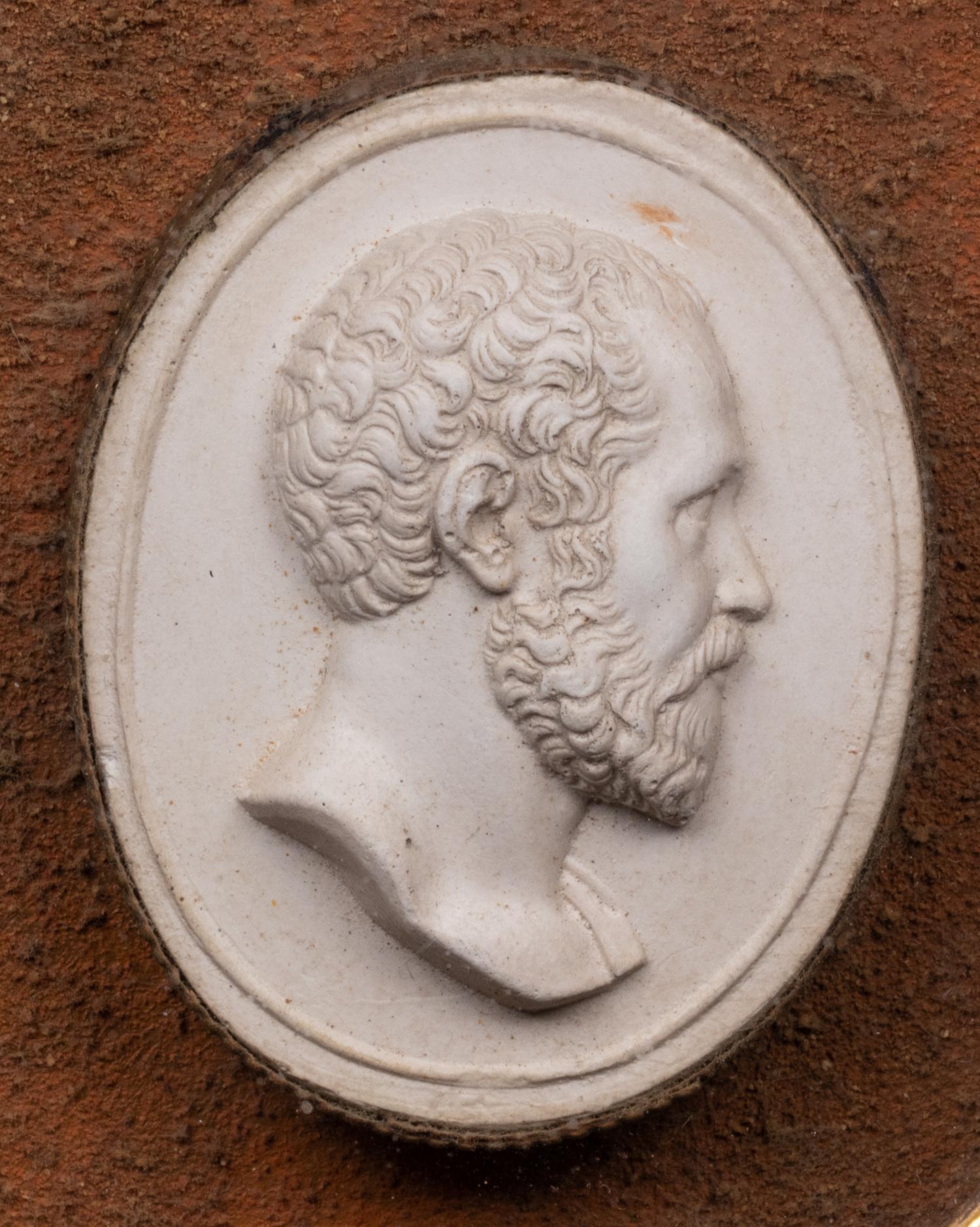 A Group of Six Grand Tour Plaster Intaglios