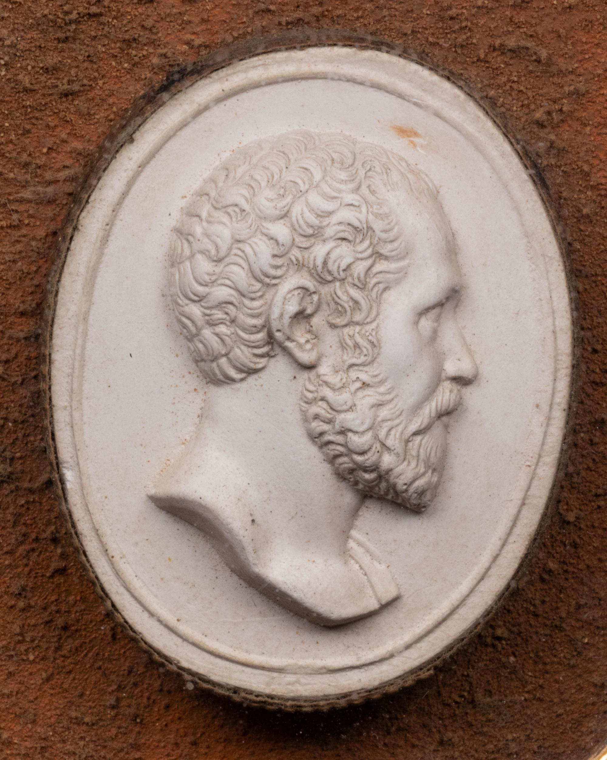 A Group of Six Grand Tour Plaster Intaglios