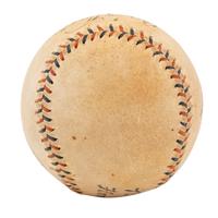 A 1930s Babe Ruth and Lou Gehrig Signed Babe Ruth Home Run Special Spalding Baseball (JSA Letter)