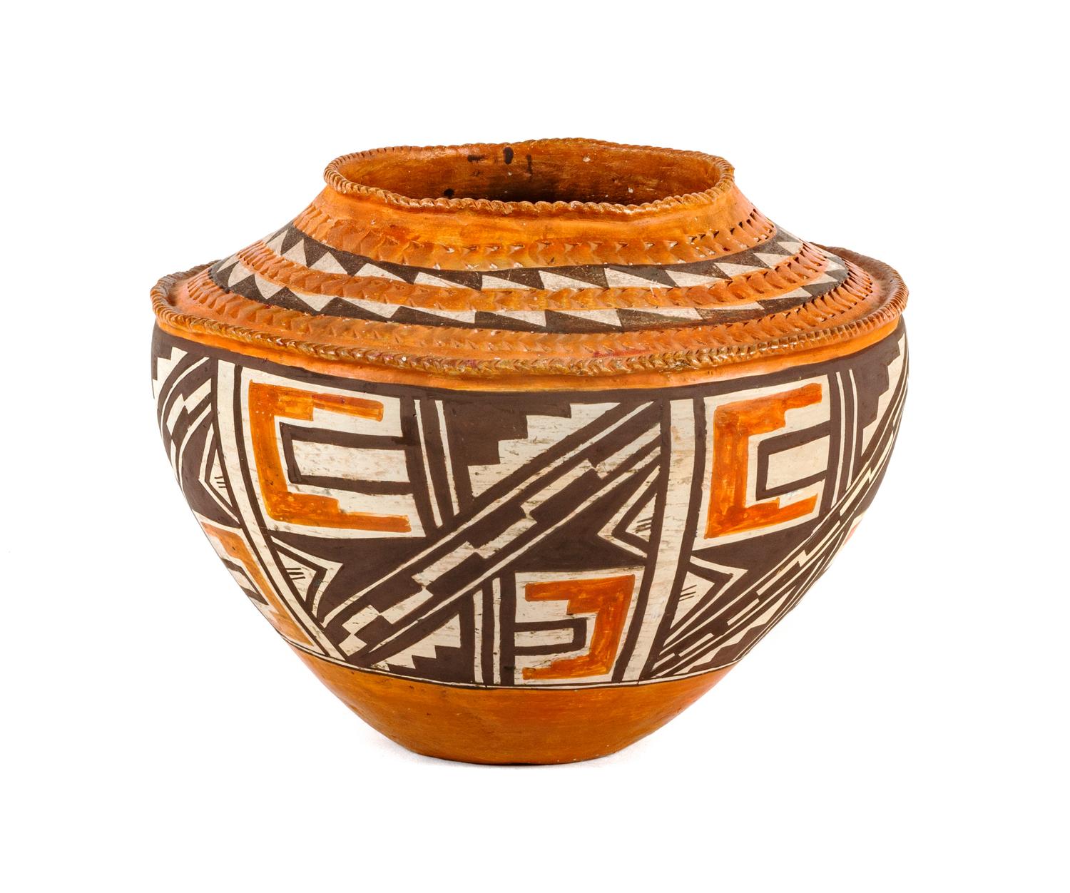 Acoma Polychrome Jar Early 20th Century