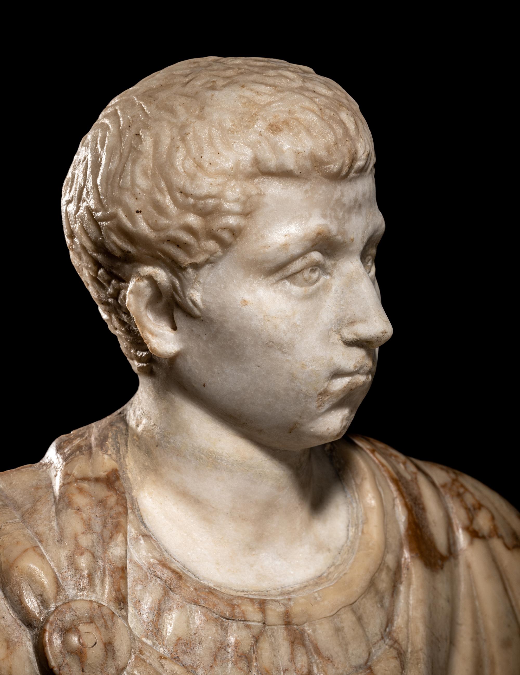 A Roman Marble Portrait Head of a Youth