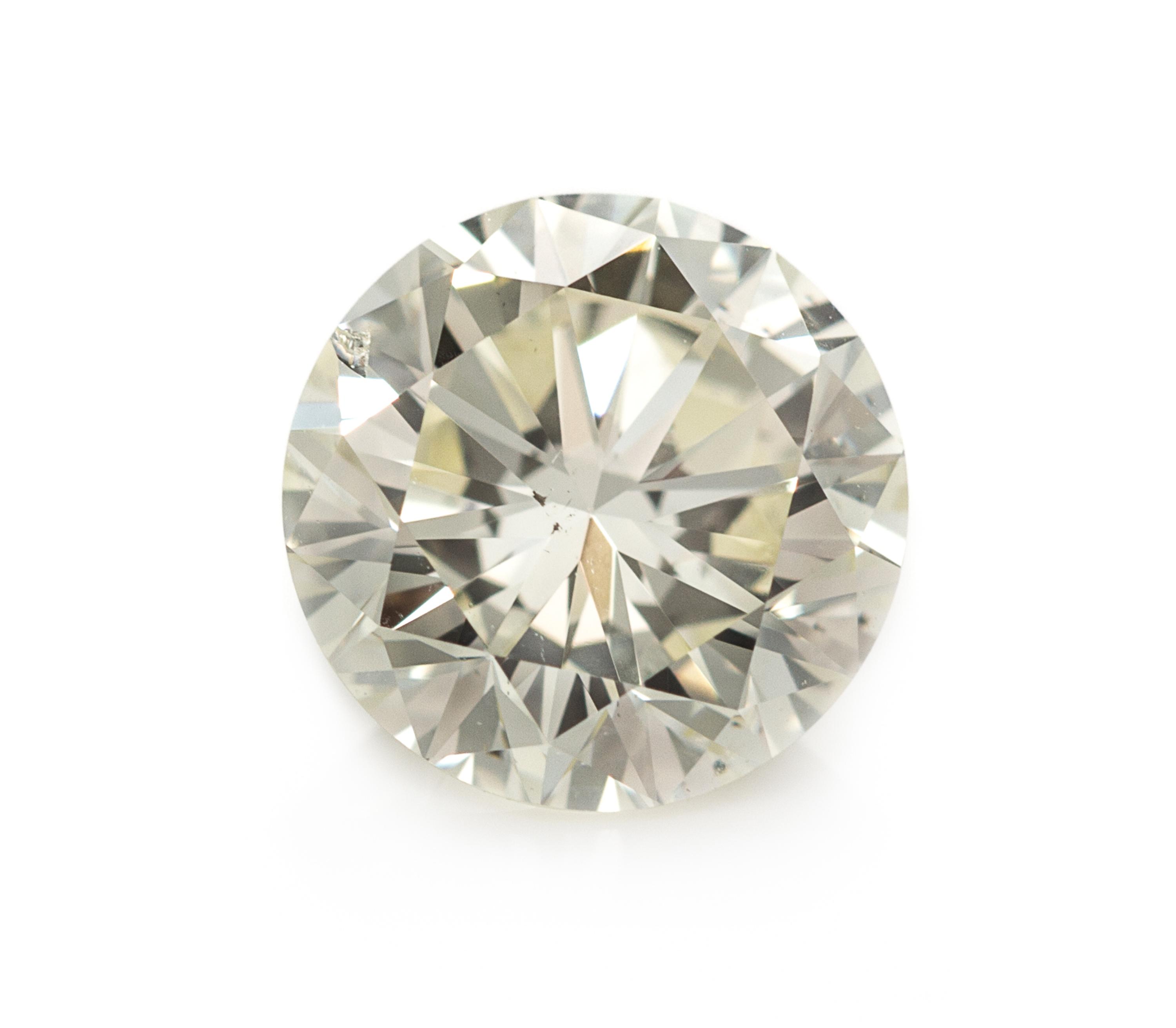 A 0.97 Carat Round Brilliant Cut Diamond,