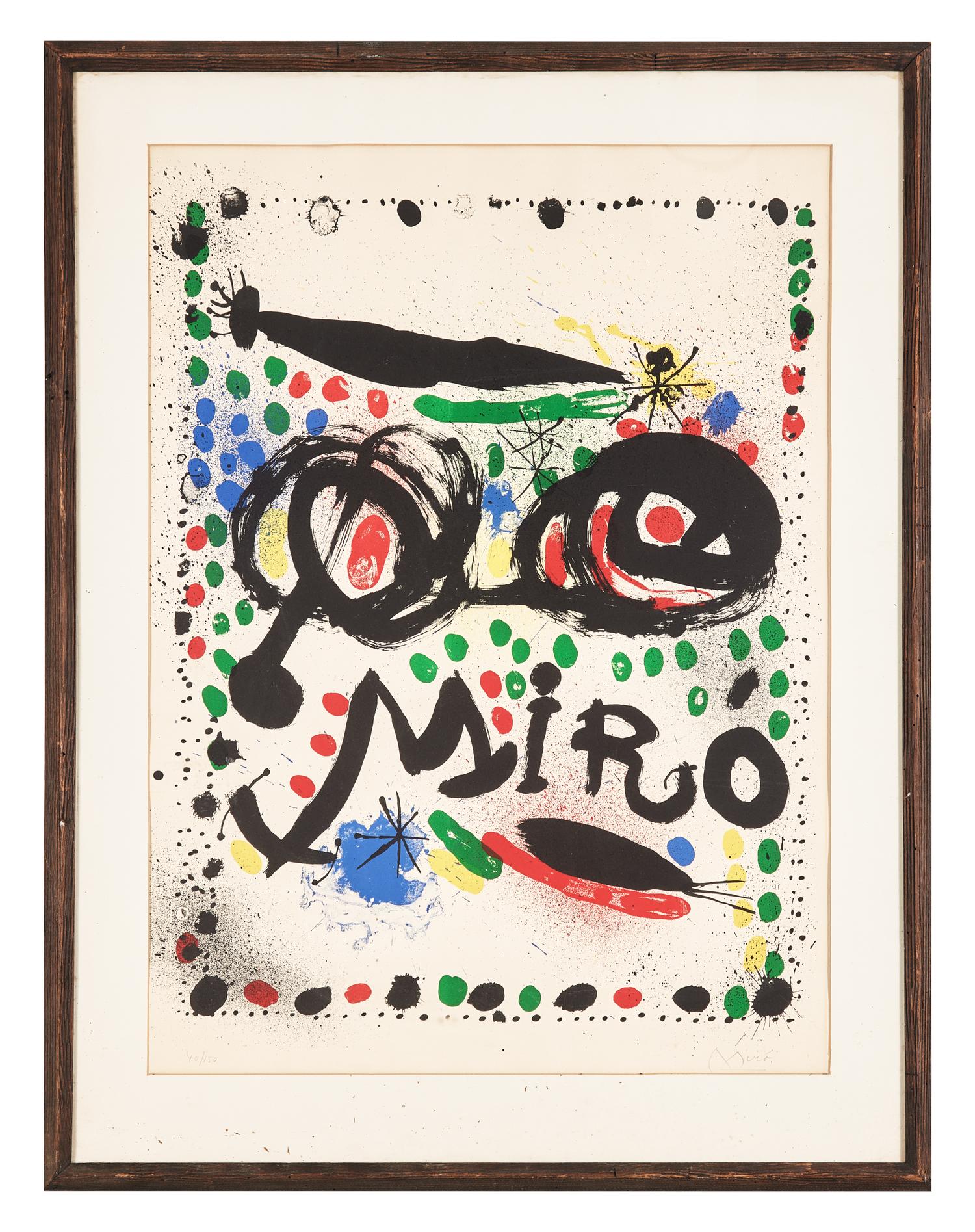 Poster for the Exhibition 'Joan Miró Graphics,' Philadelphia Museum of Art , 1966
