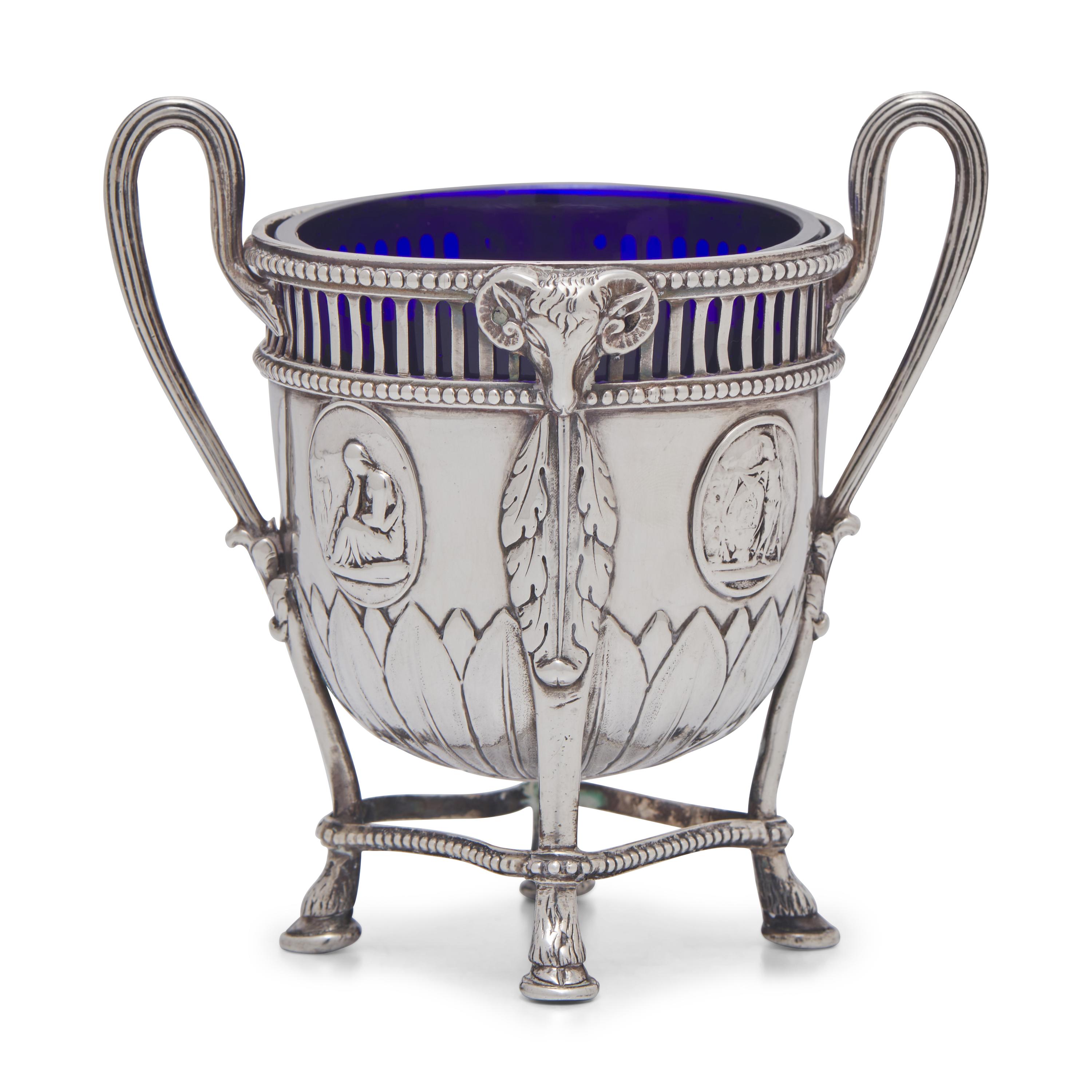 A George III Pierced Silver Sugar Urn