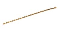 A Yellow Gold Gold Nugget Necklace,