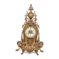 A French Gilt Bronze Mantel Clock