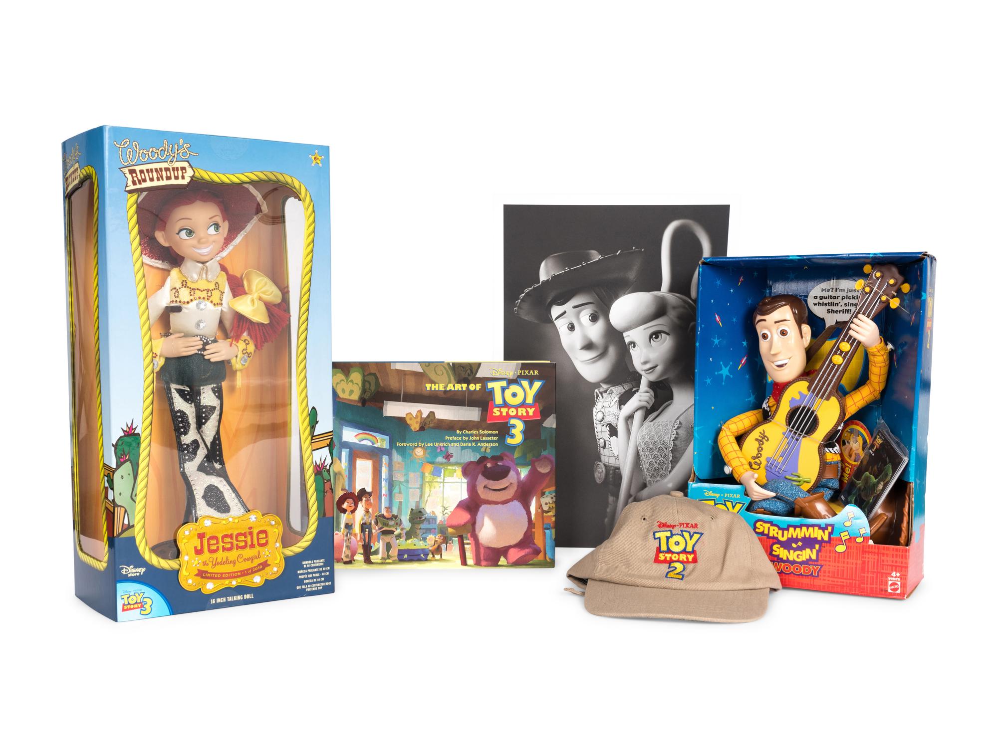 (Animation). A group of 4 pieces of memorabilia from the Toy Story animated film series, comprising: