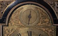 A George III Gilt Bronze Mounted Ebonized Fruitwood Bracket Clock
