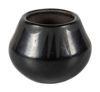 Black-on-black Pottery Jar