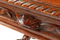 A French Renaissance Revival Walnut Library Table