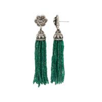 HOUSE OF TAYLOR, EMERALD AND DIAMOND CONVERTIBLE EARRINGS