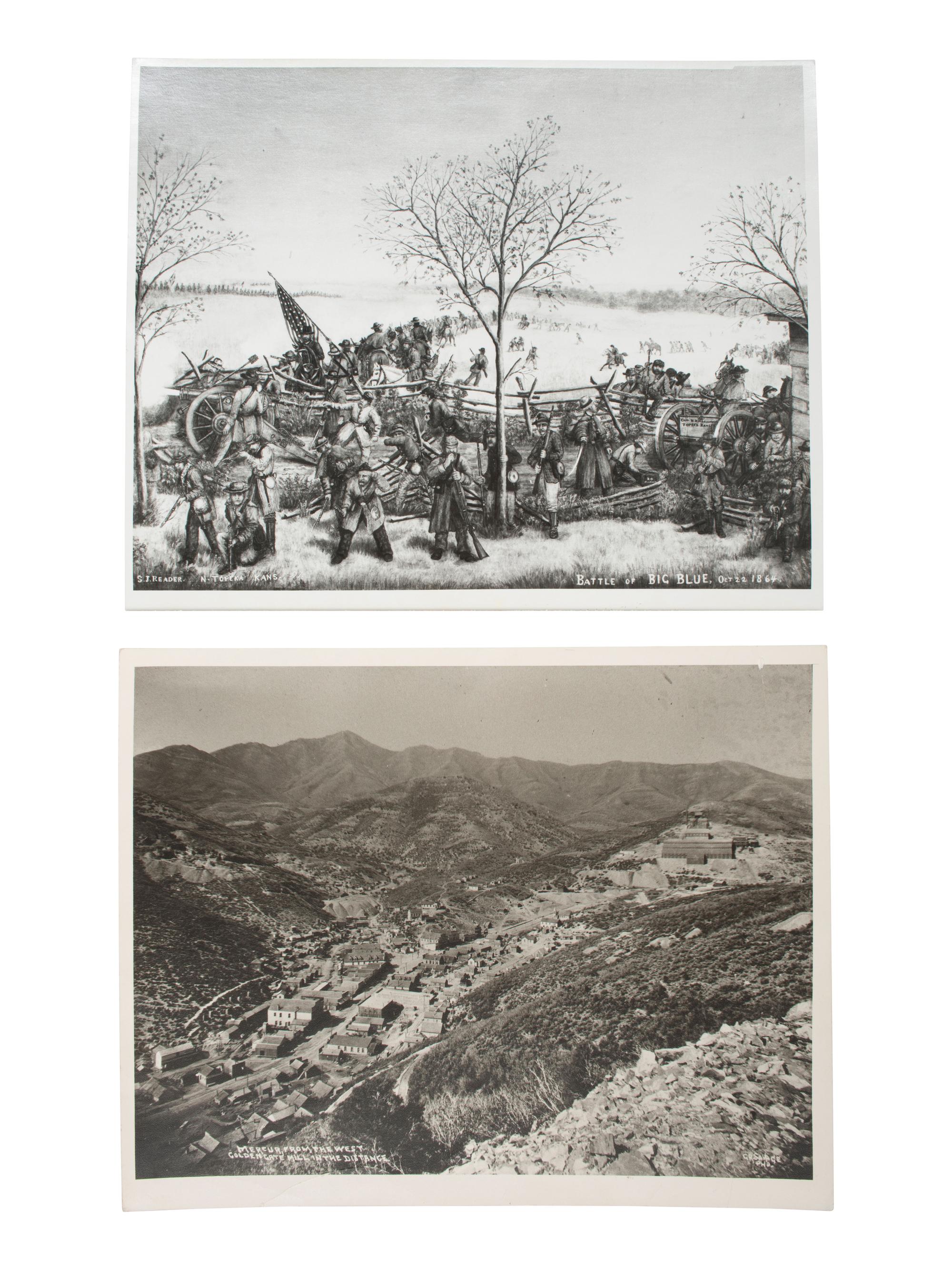[NATIVE AMERICANS]. Images of western subjects, highlighted by views of Native Americans.