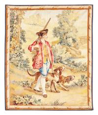 An Aubusson Wool Tapestry