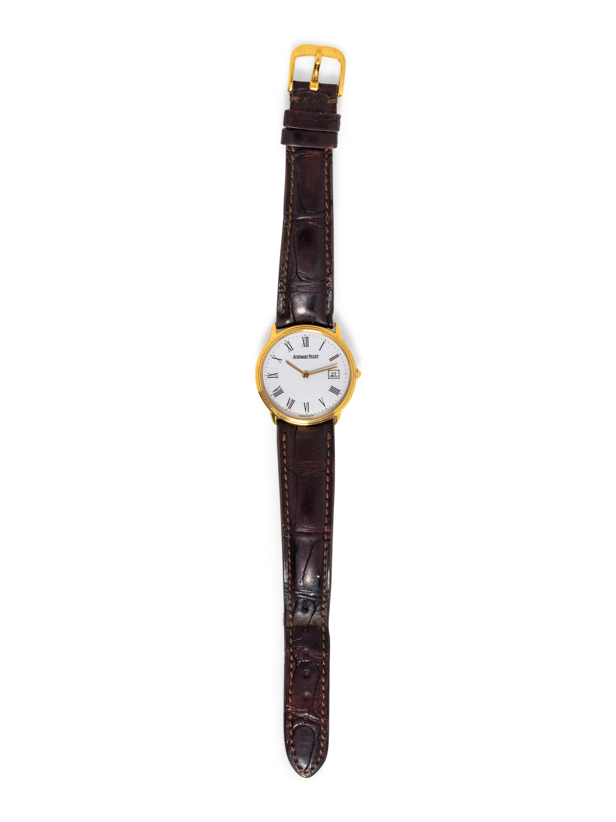AUDEMARS PIGUET, 18K YELLOW GOLD WRISTWATCH