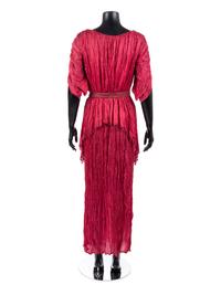 Mariano Fortuny Peplos Dress with Belt, Early Twentieth Century