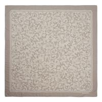 Four Designer Silk Scarves Including Lalique, Gucci, and YSL