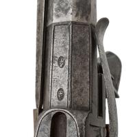 Flint Box Lock Twist Off Barrel Pistol with Snap Bayonet by Henry Nock