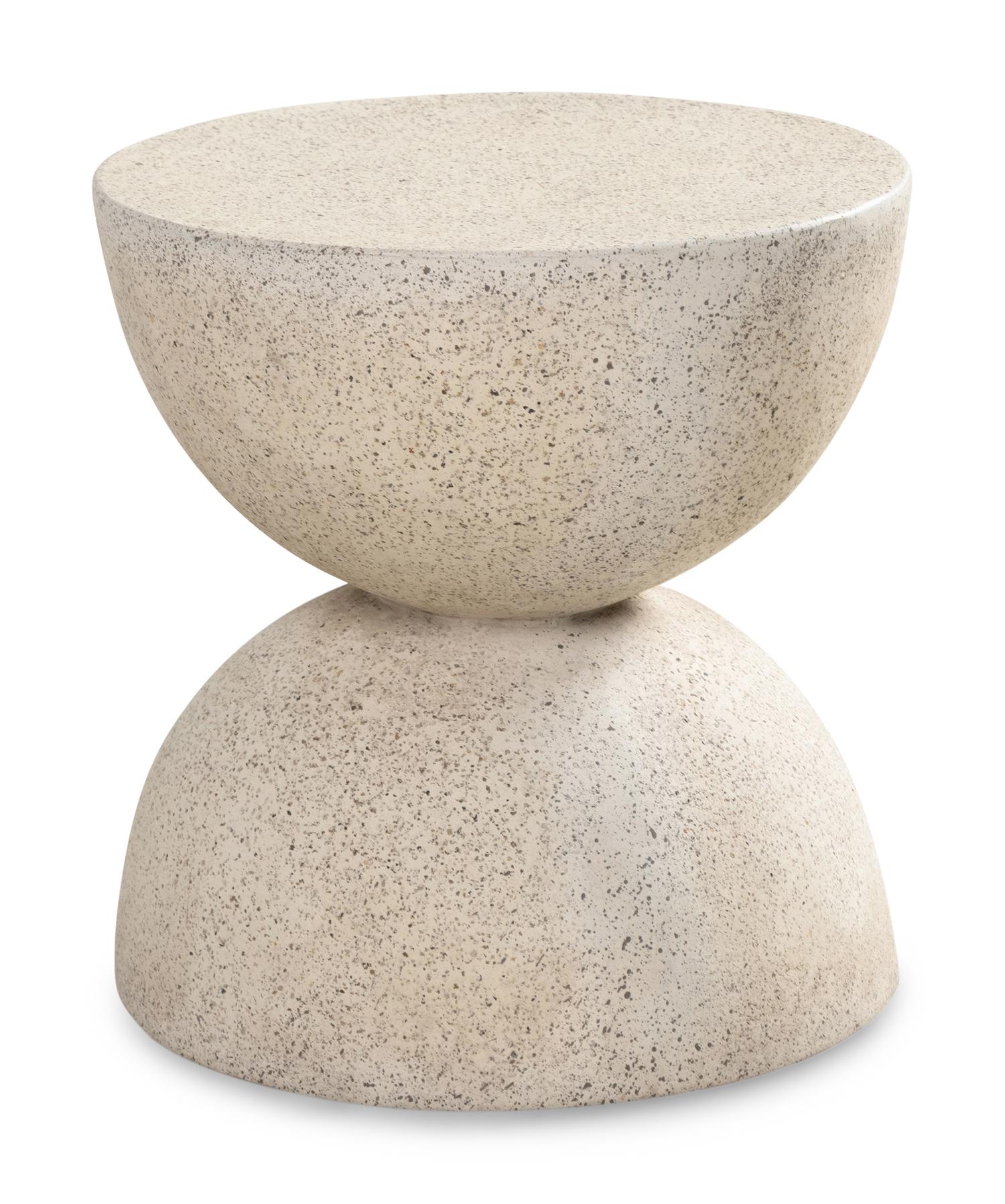 A Contemporary Faux Terrazzo Side Table