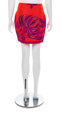 Atelier Versace Printed Skirt, 1990s No size label