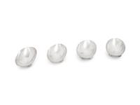 A Set of Four American Silver Footed Nut Dishes