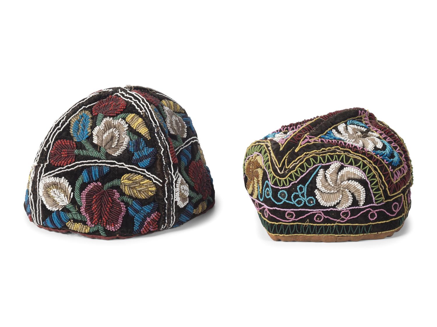 Haudenosaunee Beaded Caps