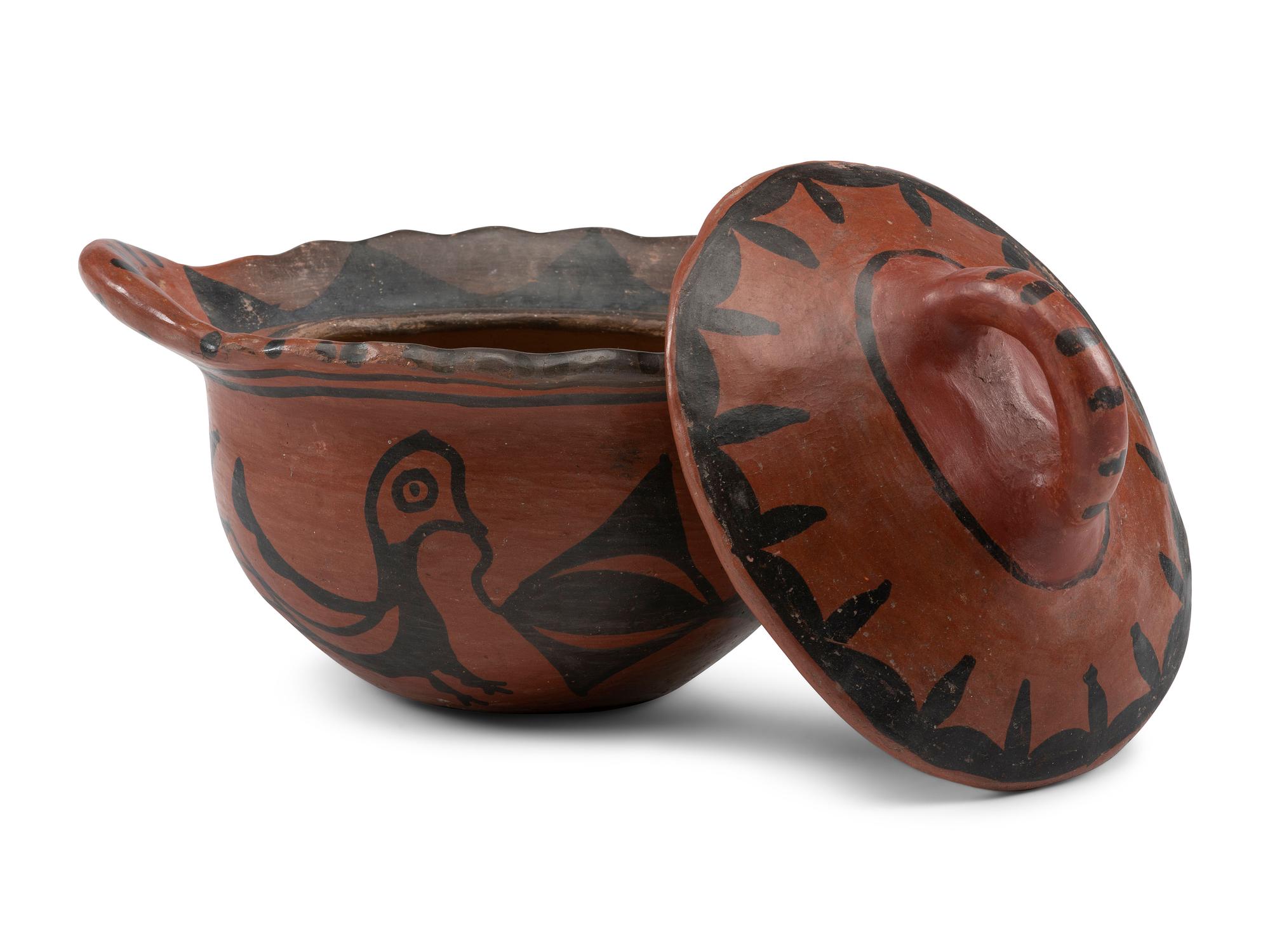 San Ildefonso Pottery Bean Jar