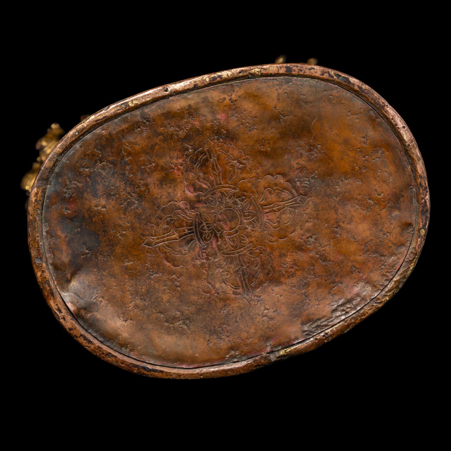 A Sino-Tibetan Gilt Copper Alloy Figure of Hevajra 銅鎏金吉祥歡喜金剛